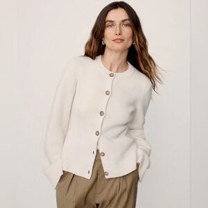Jenni Kayne Cooper Cardigan Ivory